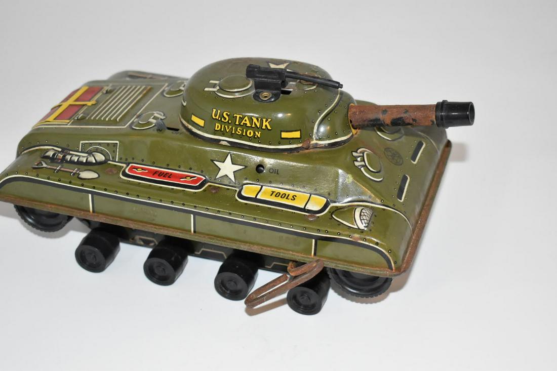 Vintage Marx Lithograph 1950's US Tank Division 392 (1 of 6)