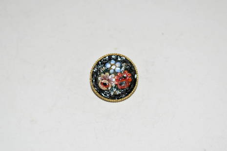 Vintage Italian Micro Mosaic Brooch Pin 1 inch: Vintage Italian Micro Mosaic Brooch Pin 1 inch Please view all photos as they are part of the description and condition of this Item, Feel free to contact me with questions or picture requests! Used