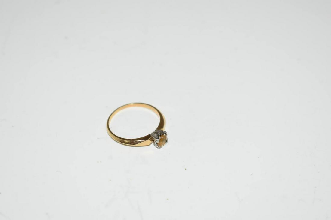 Vintage 14K Gold Ladies Tourmaline Ring 6.3 (1 of 4)
