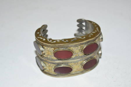 Sterling Silver 925 Mexico Bracelet Modernist 165g -- Signed TM-151 sz 2 1/4" x 1 1/2"