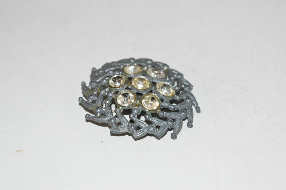 Vintage Old Rhinestone Brooch 2" (1 of 3)