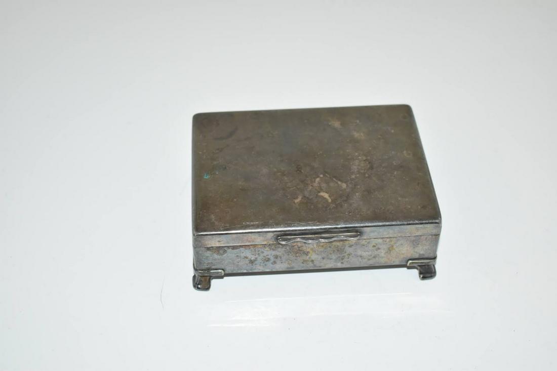 Vintage Aristocrat Silver Plated EPNS CIGARETTE Box (1 of 4)