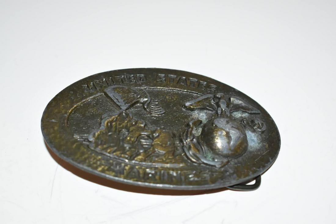 Vintage United States Marine Belt Buckle Tiffany Studios: Vintage United States Marine Belt Buckle Tiffany Studios Please view all photos as they are part of the description and condition of this Item, Feel free to contact me with questions or picture reques