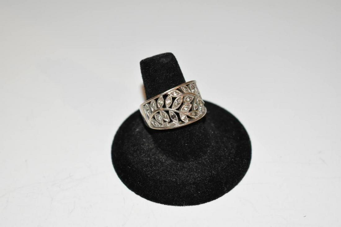 Vintage jenna nicole Sterling Silver Ring sz 8 (1 of 4)