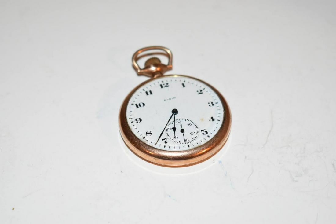 Vintage Elgin pocket watch gold filled Works Great!!!! (1 of 4)