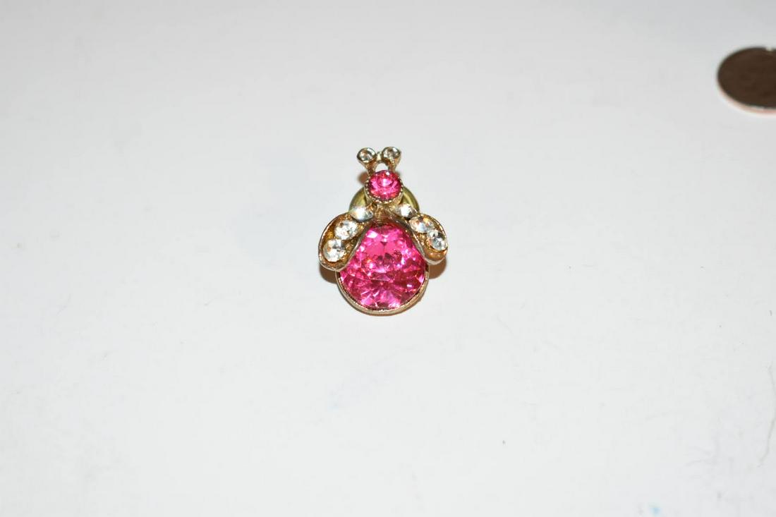 Vintage Rhinestone bee pin Brooch (1 of 4)