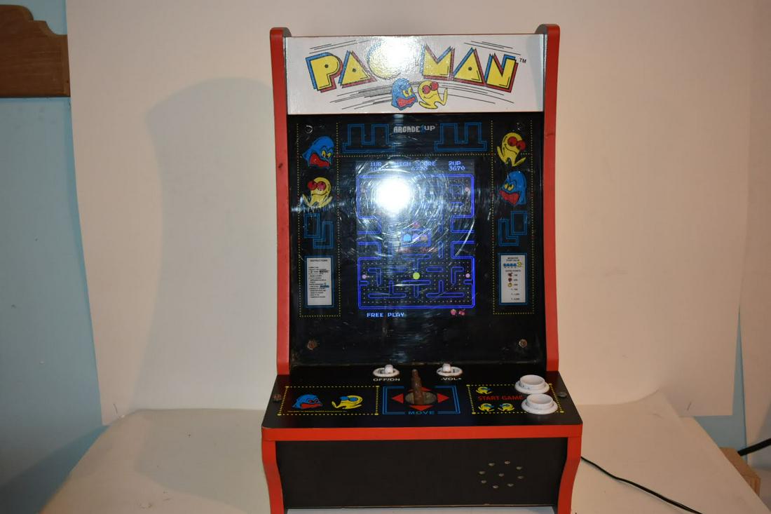 Arcade Pac-Man  Game Vintage Arcade Machine missing knob works great 19X13 (1 of 8)