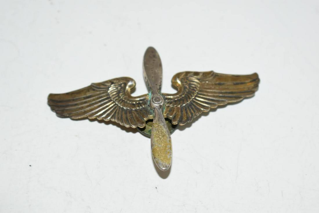 Original Ww2 Us Army Air Force Wing And Prop Pin Marked
