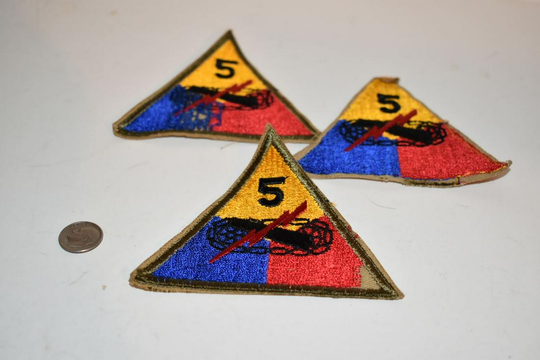 Original WW2 Vintage 5th ARMORED DIVISION US ARMY PATCH OD Border Original: Original WW2 Vintage 5th ARMORED DIVISION US ARMY PATCH OD Border Original Please view all photos as they are part of the description and condition of this Item, Feel free to contact me with questions