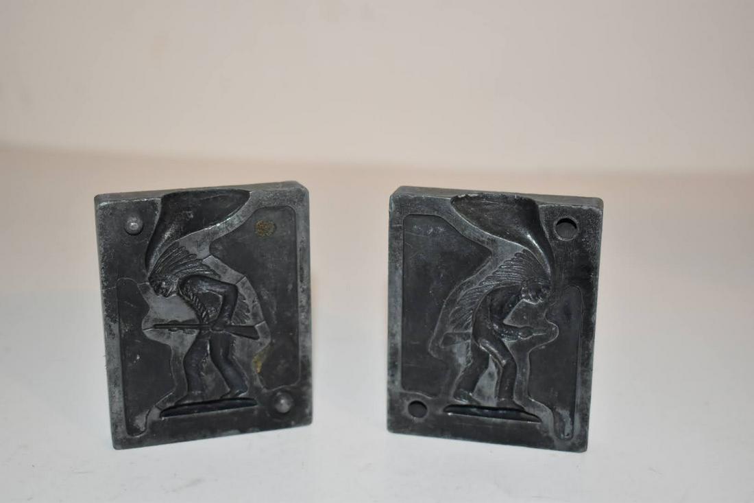 Vintage Lead Casting Mold Indian Chief (1 of 5)