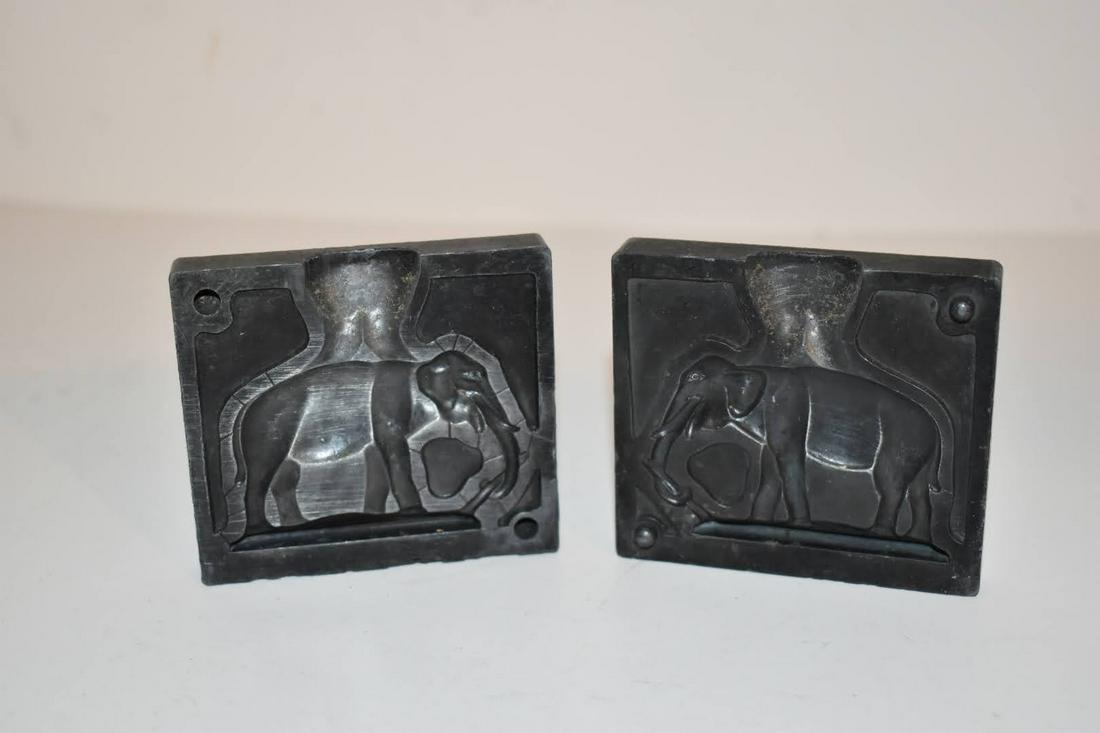 Vintage Lead Casting Mold Elephant (1 of 6)