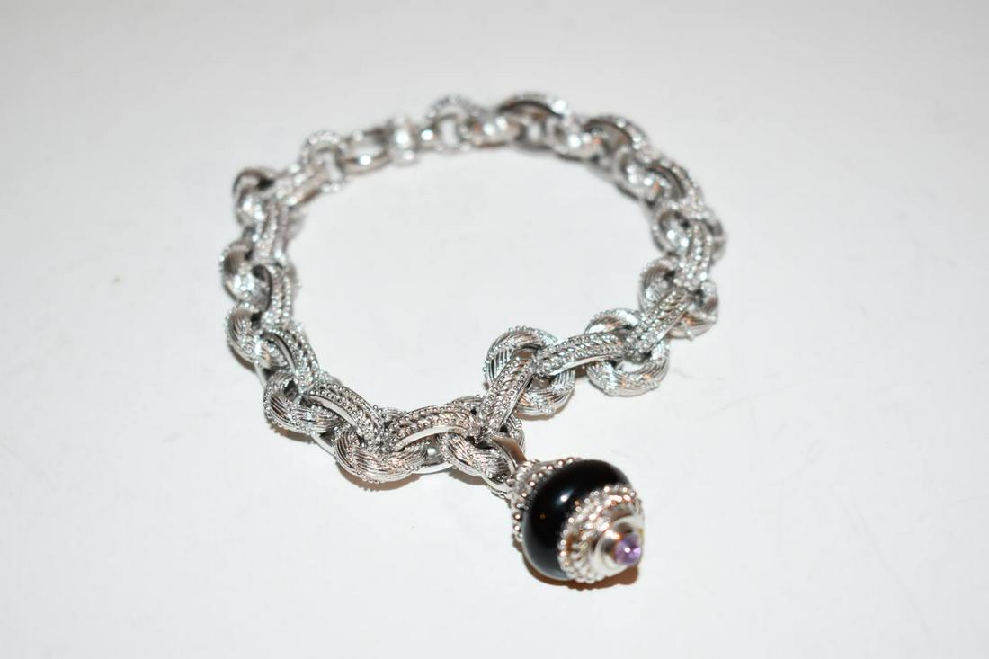 Judith Ripka Sterling Amethyst Bracelet (1 of 5)