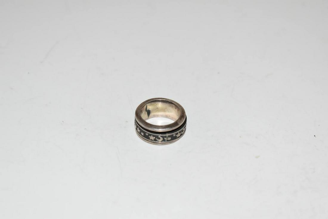 Vintage Sterling Silver 925 Moon And Star Ring Size 5.5 (1 of 3)