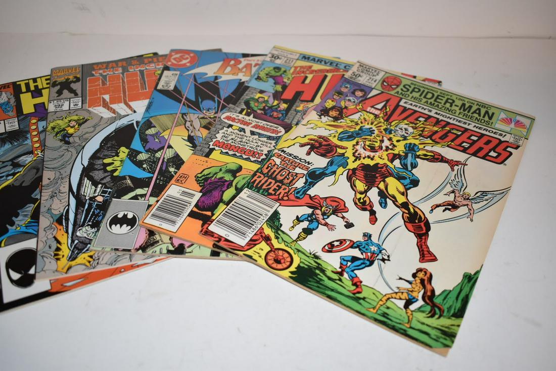 Vintage Lot Of 5 Comic Books Bronze, Silver, Copper: hulk 339 392, 211, bat man 438, avengers 214 Please view all photos as they are part of the description and condition of this Item, Feel free to contact me with questions or picture requests! Used Ite