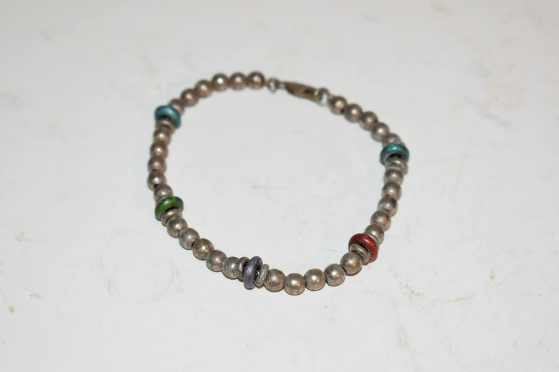 Vintage zuni beaded bracelet 8 inch (1 of 4)
