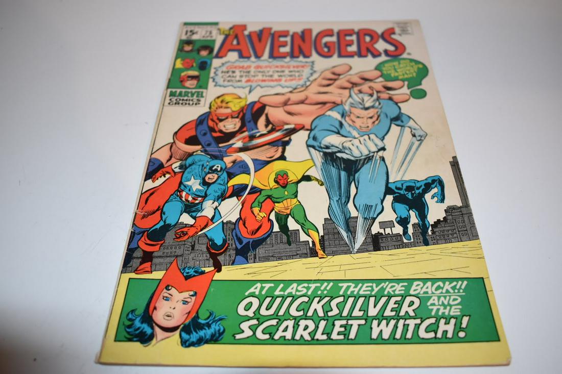 Vintage comic book avengers #75 (1 of 3)