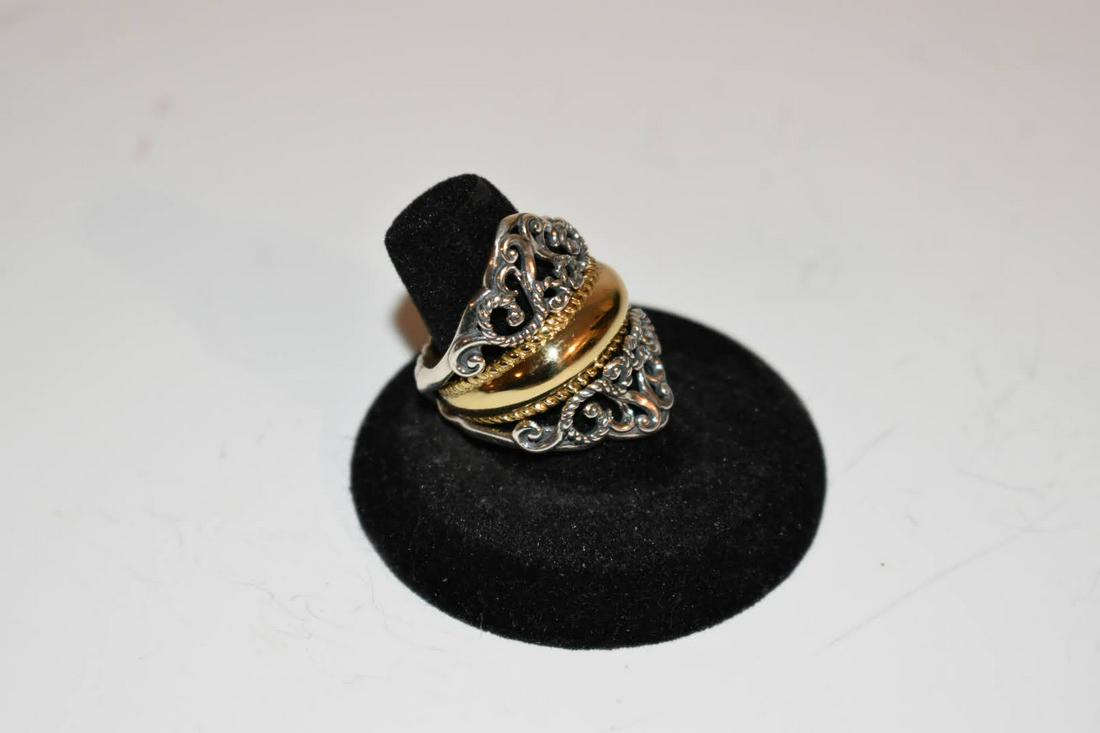 vintage sterling silver ring sz 8 (1 of 5)