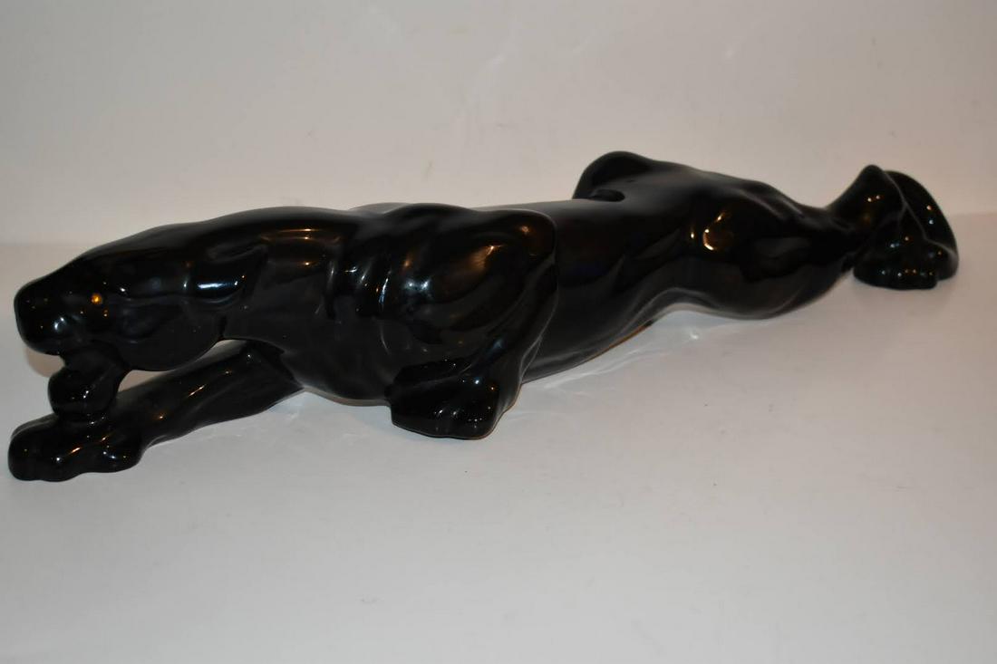 Vintage 21" TV Lamp Black Panther Mid Century Nice (1 of 5)