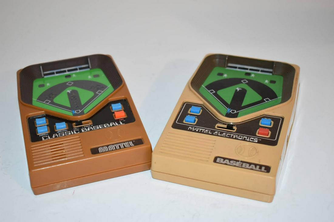 2 vintage mattel baseball games working (1 of 3)