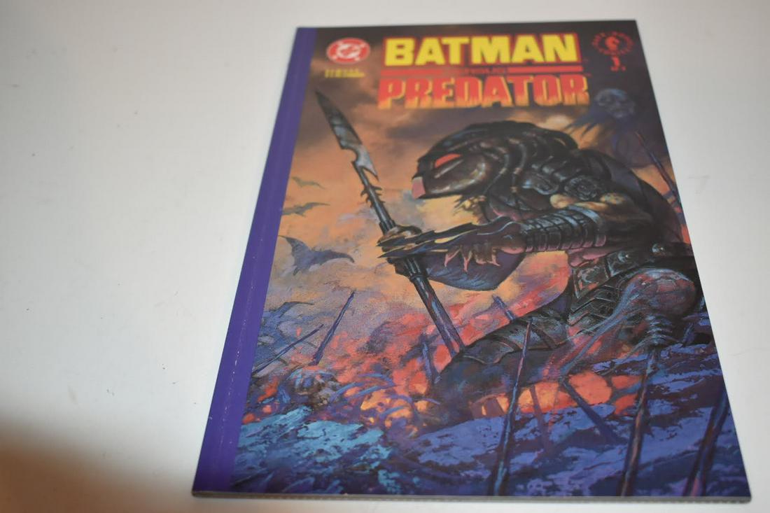 Vintage silver copper bronze comic book batman vs predator #1 (1 of 3)