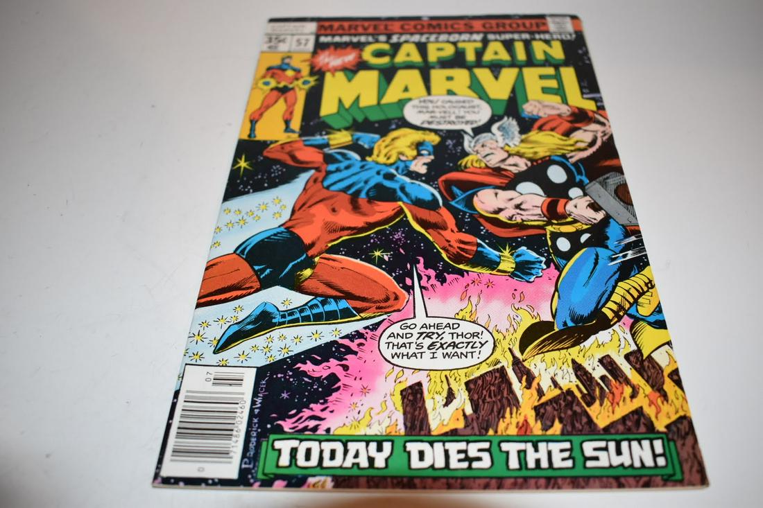 comic books captain marvel # 57 (1 of 3)