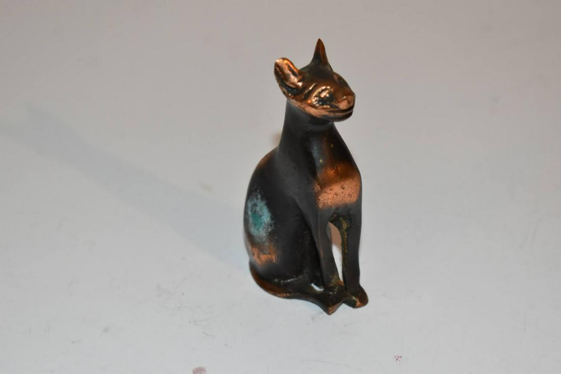 Vintage mini Copper 3" cat (1 of 4)