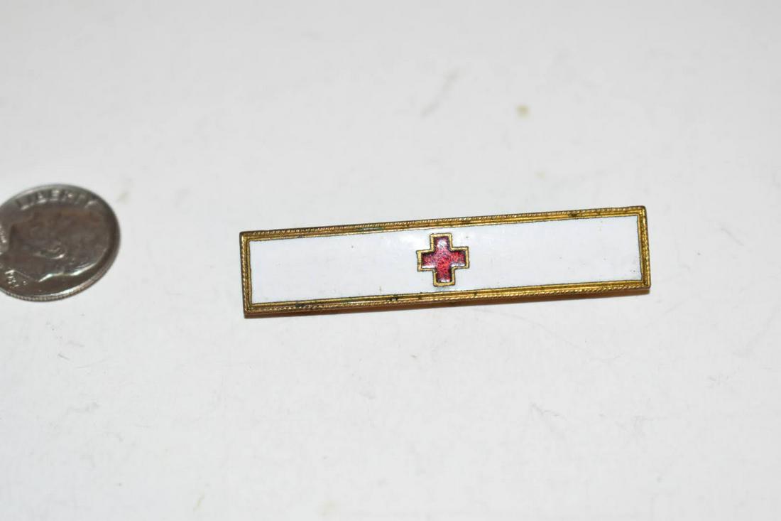 Vintage WW2 Red Cross Enamel Pin (1 of 3)