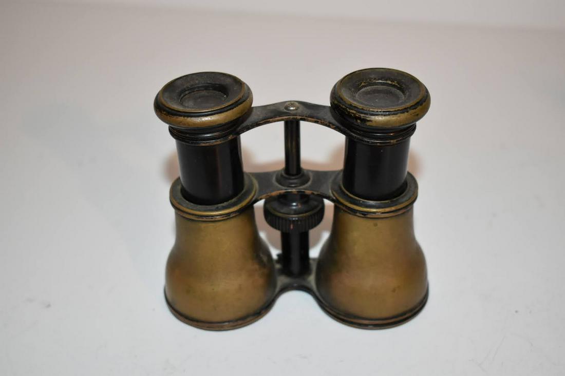 vintage brass Busch binoculars nice (1 of 4)