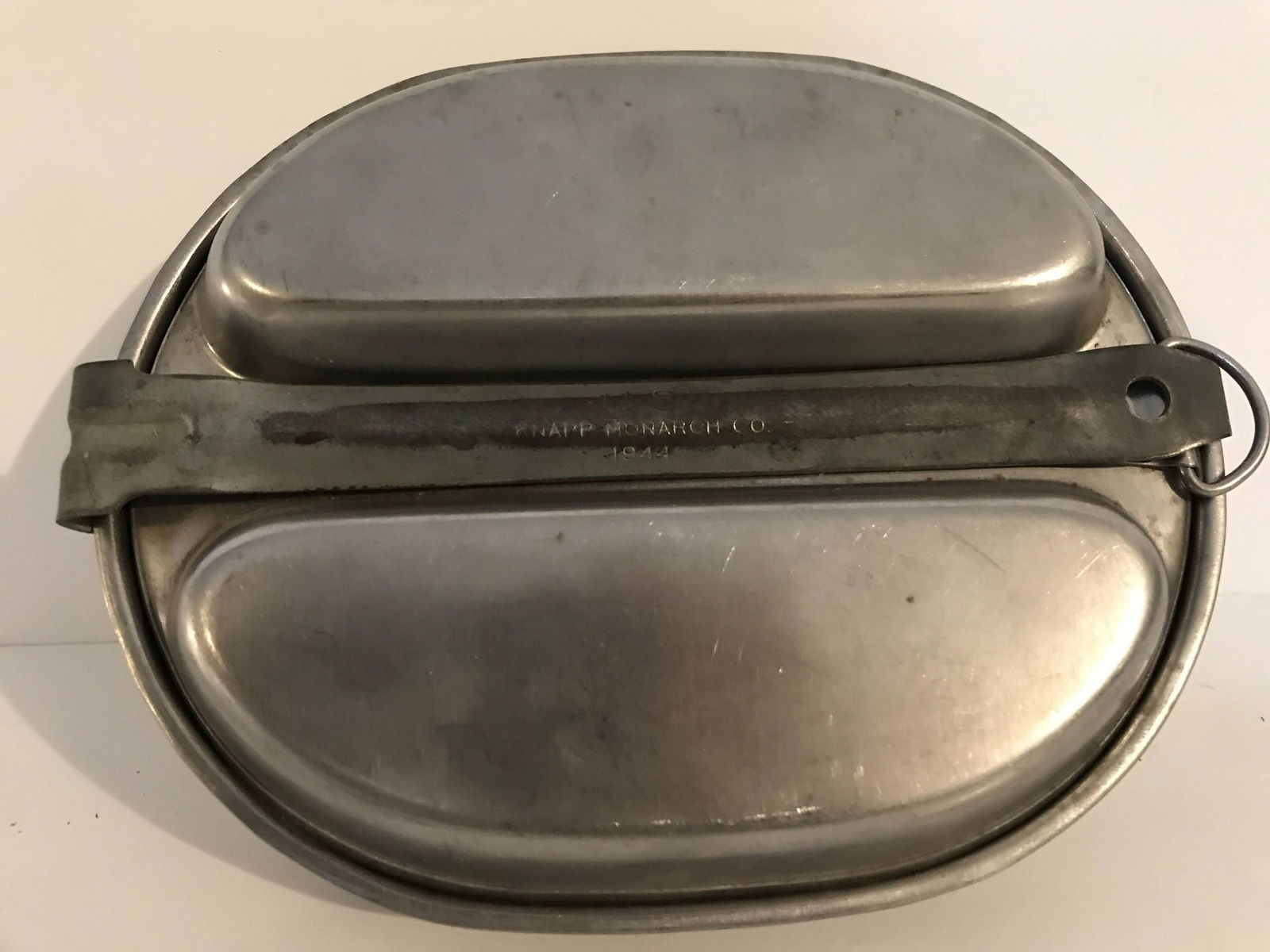 Vintage 1944 WWII U.S Military Mess Kit with 1 Forks,  1 Knife (1 of 5)