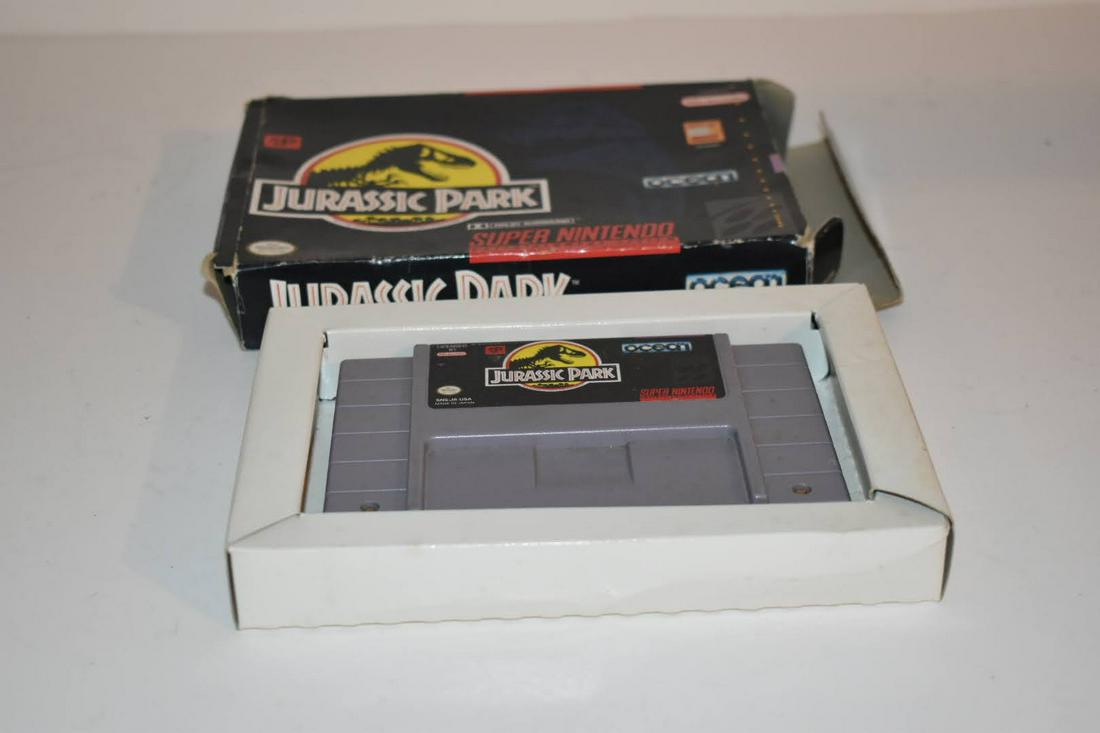 vintage Nintendo game Jurassic Park in Box (1 of 4)