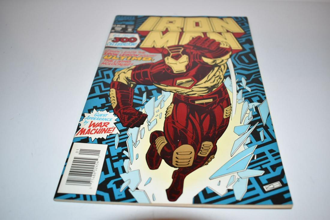Vintage Comic Book Bronze Copper Modern iron man 300 (1 of 4)