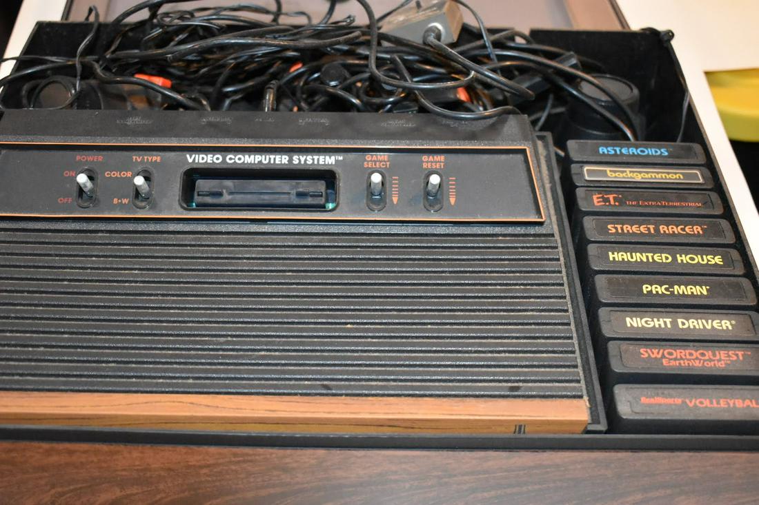 Vintage Atari Video Computer System CX-2600 Games Joy Sticks (1 of 7)