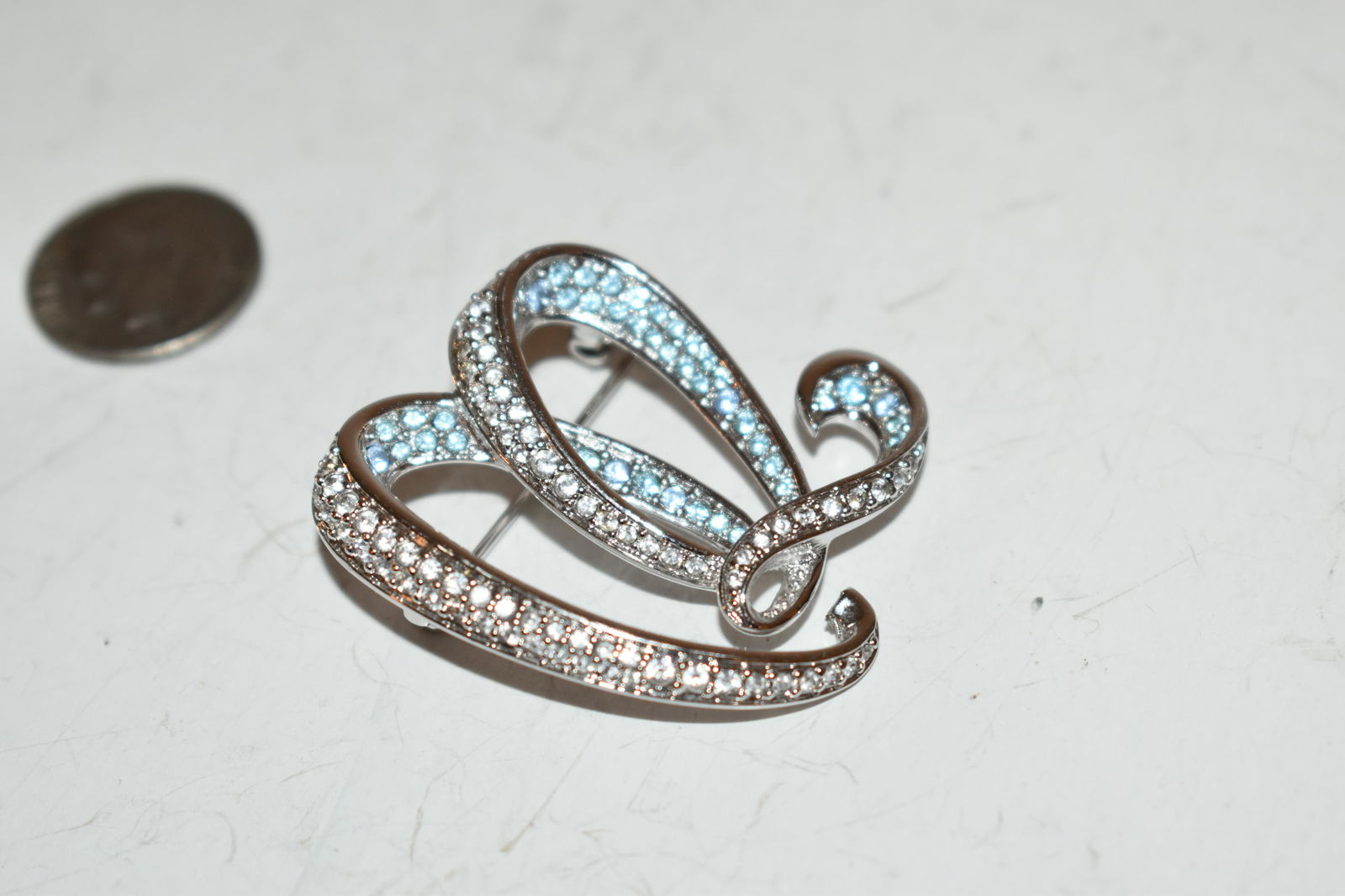 vintage crystal brooch pin swarovski signed (1 of 4)