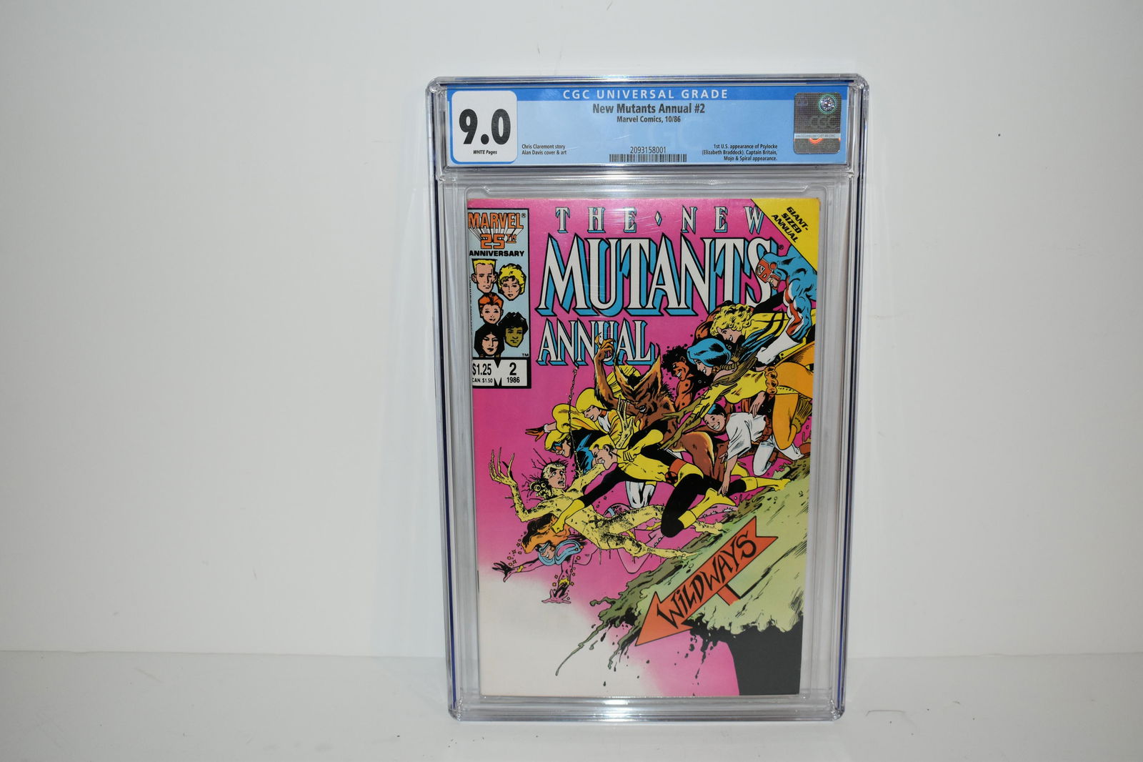 Vintage Comic Book New Mutants #2 (1 of 3)