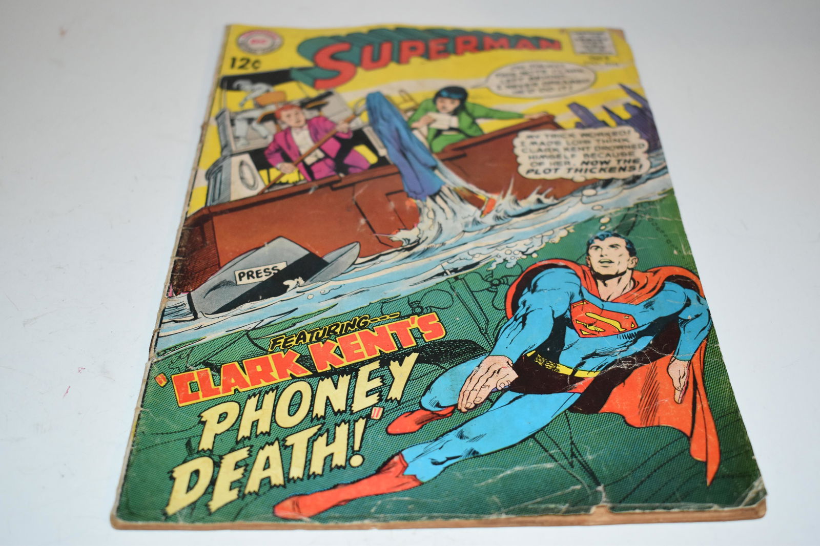 Vintage Silver Bronze Copper Comic Book superman #210 (1 of 3)