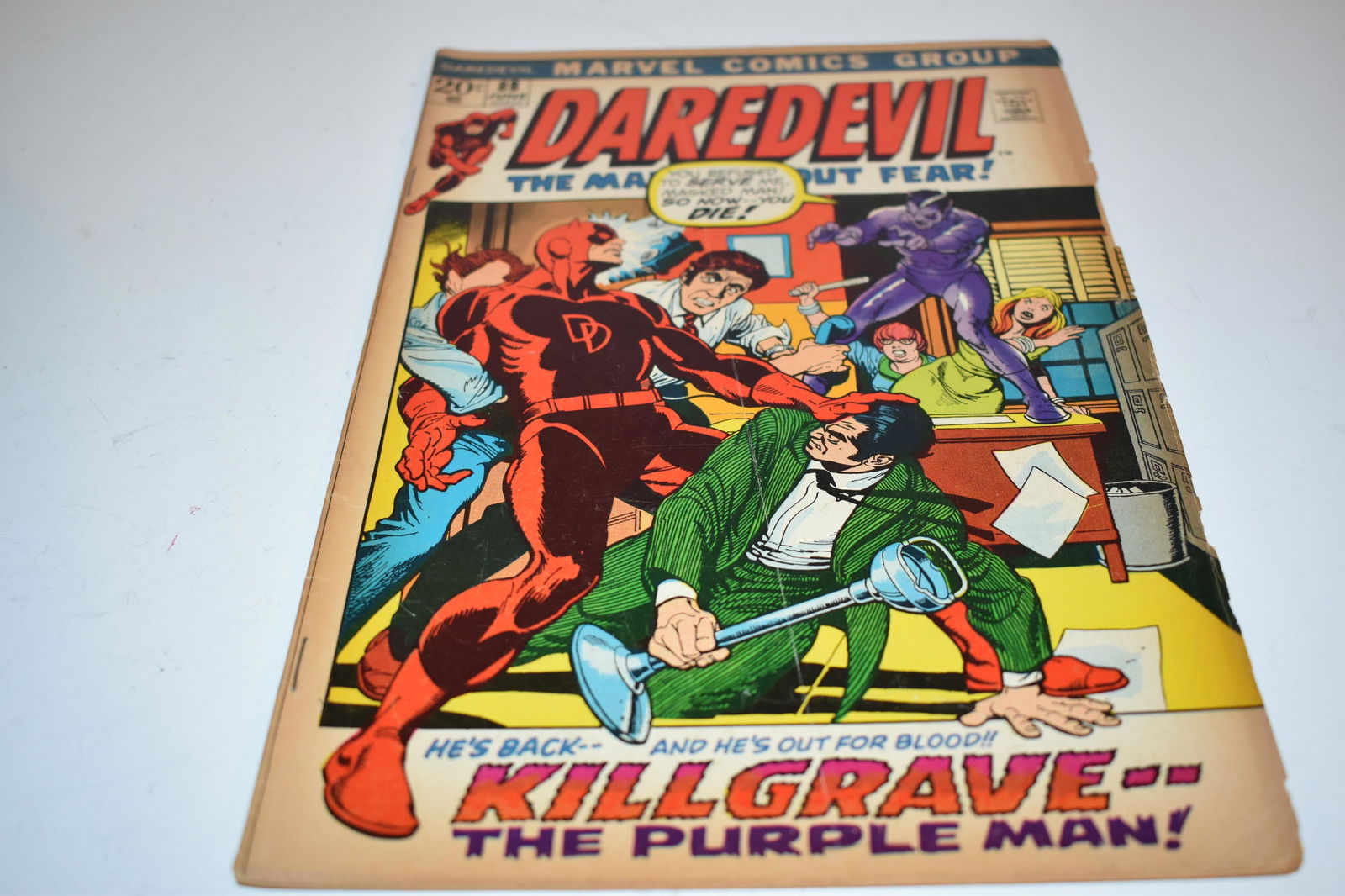 Vintage comic book daredevil # 88 (1 of 3)