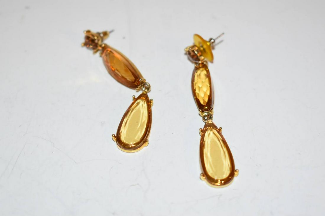 vintage dangle rhinestone earrings (1 of 3)