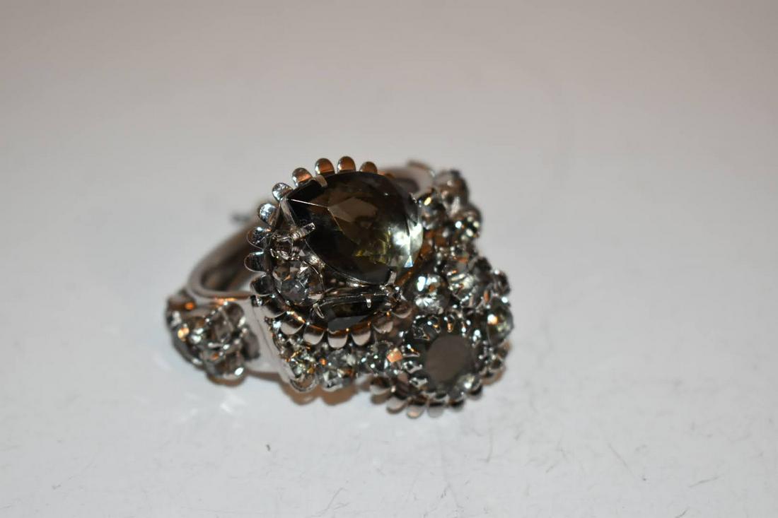 vintage rhinestone bracelet 6" (1 of 4)