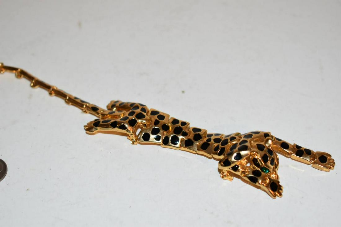 Vintage large cat Brooch (1 of 4)
