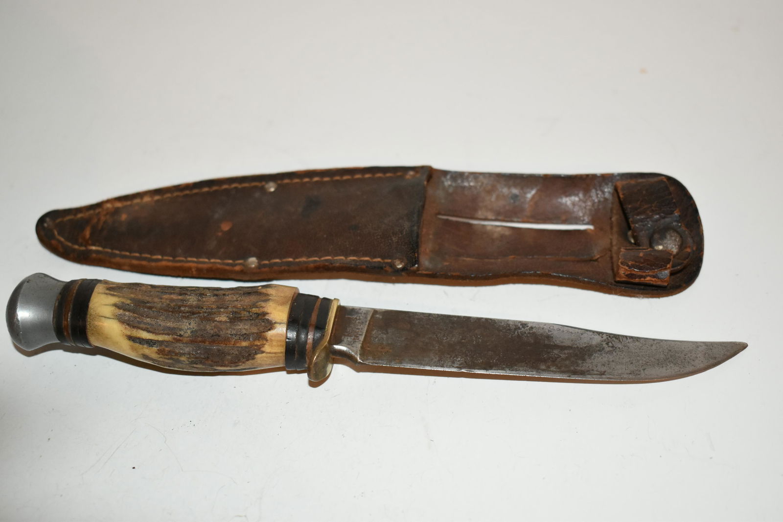 Edge Brand Solingen Germany Stag Hunting Knife Vintage 471 Model German carbon (1 of 5)