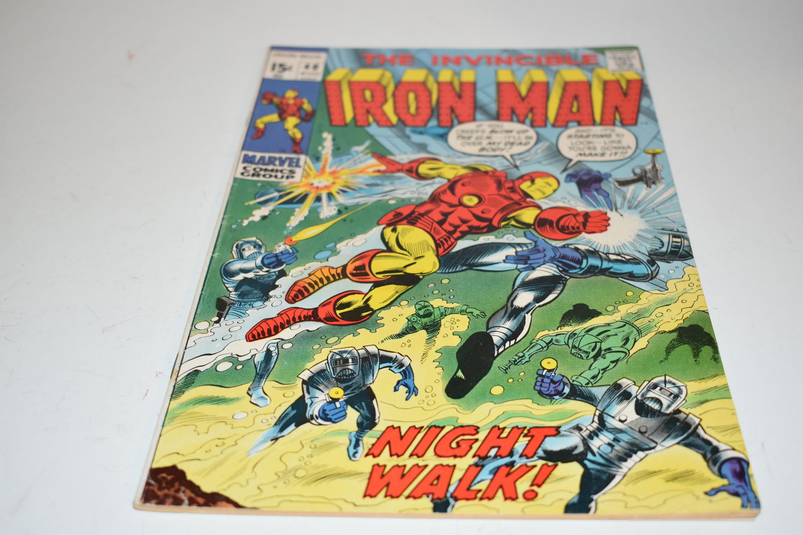 Vintage Silver Bronze iron man #40 Comic Book (1 of 3)