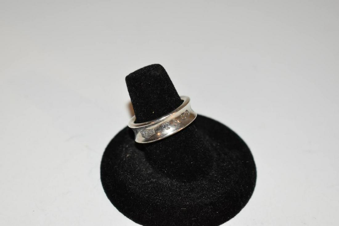 Tiffany & Co. 925 Sterling Silver 7mm Band 1837 Collection Ring Size 7 Nice!!! (1 of 5)