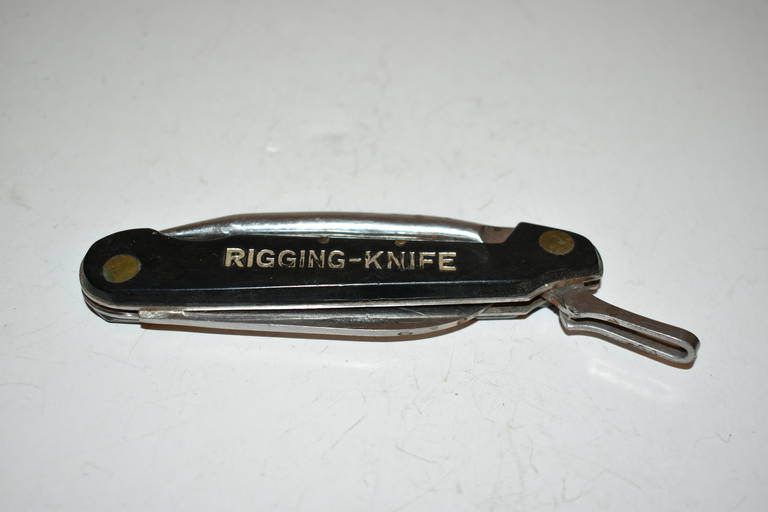 Vintage Ka Bar Rigging Knife Folding Pocket Knife