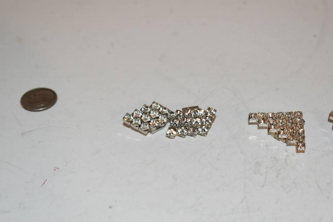 vintage rhinestone shoe clips (1 of 3)