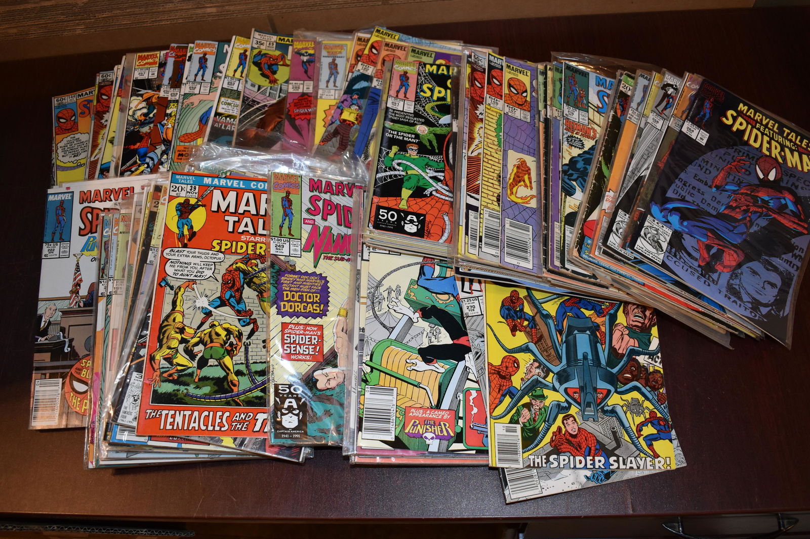 Vintage Comic Book Lot Marvel Tales 129 Comics Short Box (1 of 4)