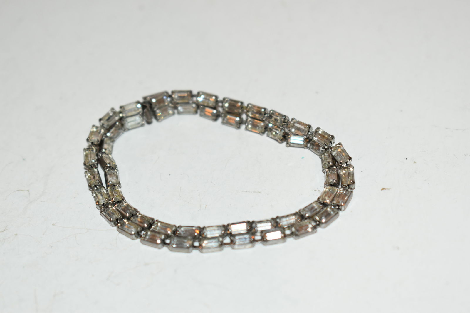vintage kramer rhinestone bracelet 7" (1 of 3)