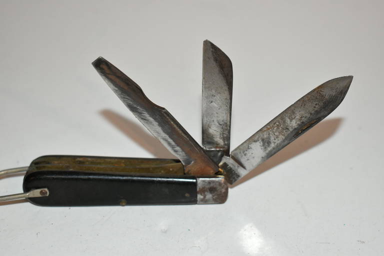 Vintage M Klein & Sons Chicago Usa 3 Blade Electrician Pocket Knife