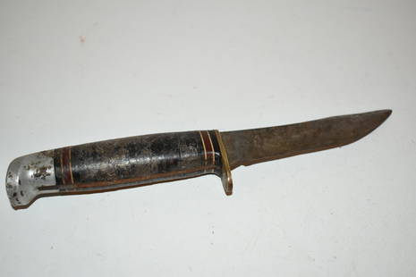 Vintage Original Boy Scout Western USA Fixed Blade Hunting Camping Knife Stacked: Vintage Original Boy Scout Western USA Fixed Blade Hunting Camping Knife Stacked Please view all photos as they are part of the description and condition of this Item, Feel free to contact me with que