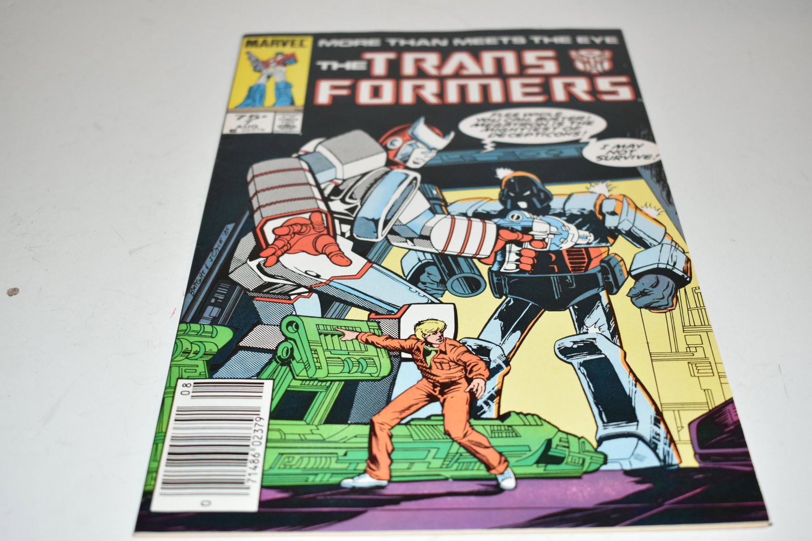 Vintage Silver Bronze transformers # 7 Comic Book (1 of 3)
