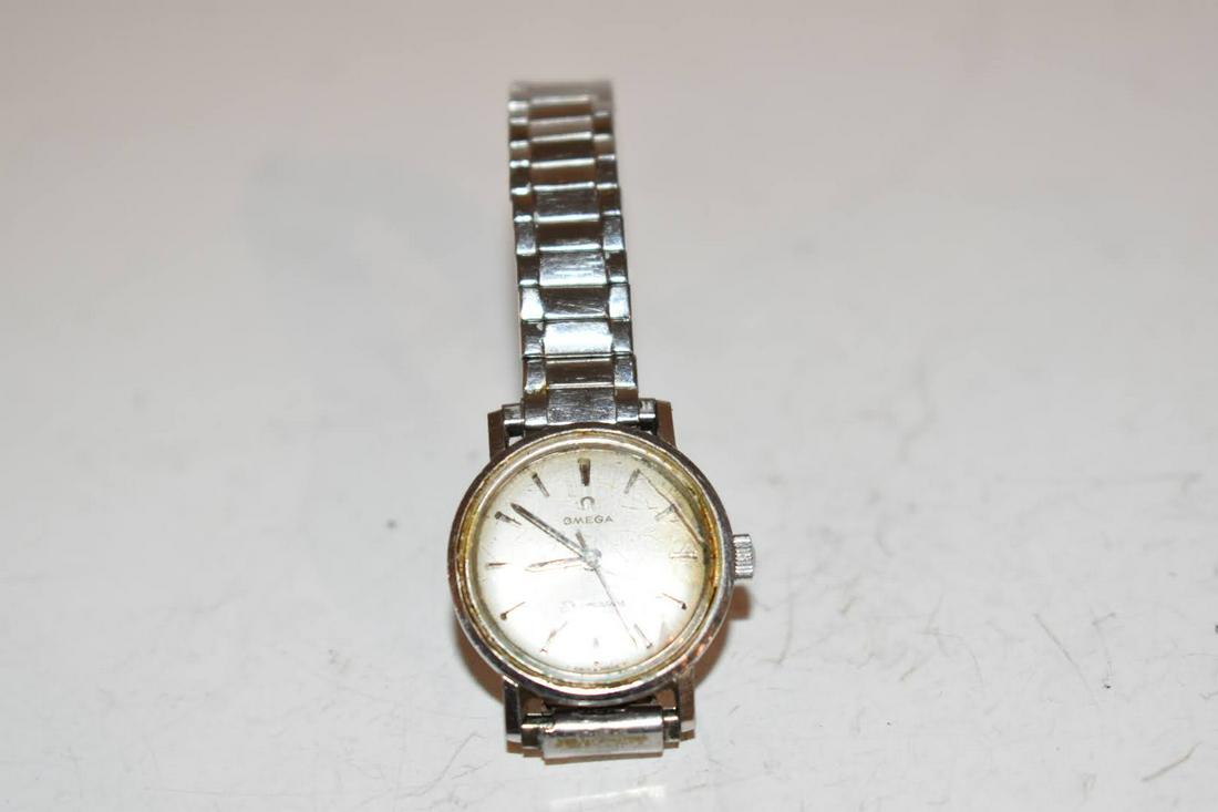 Vintage Womens Omega Meister De Ville Seamaster Watch face has some scratches (1 of 7)
